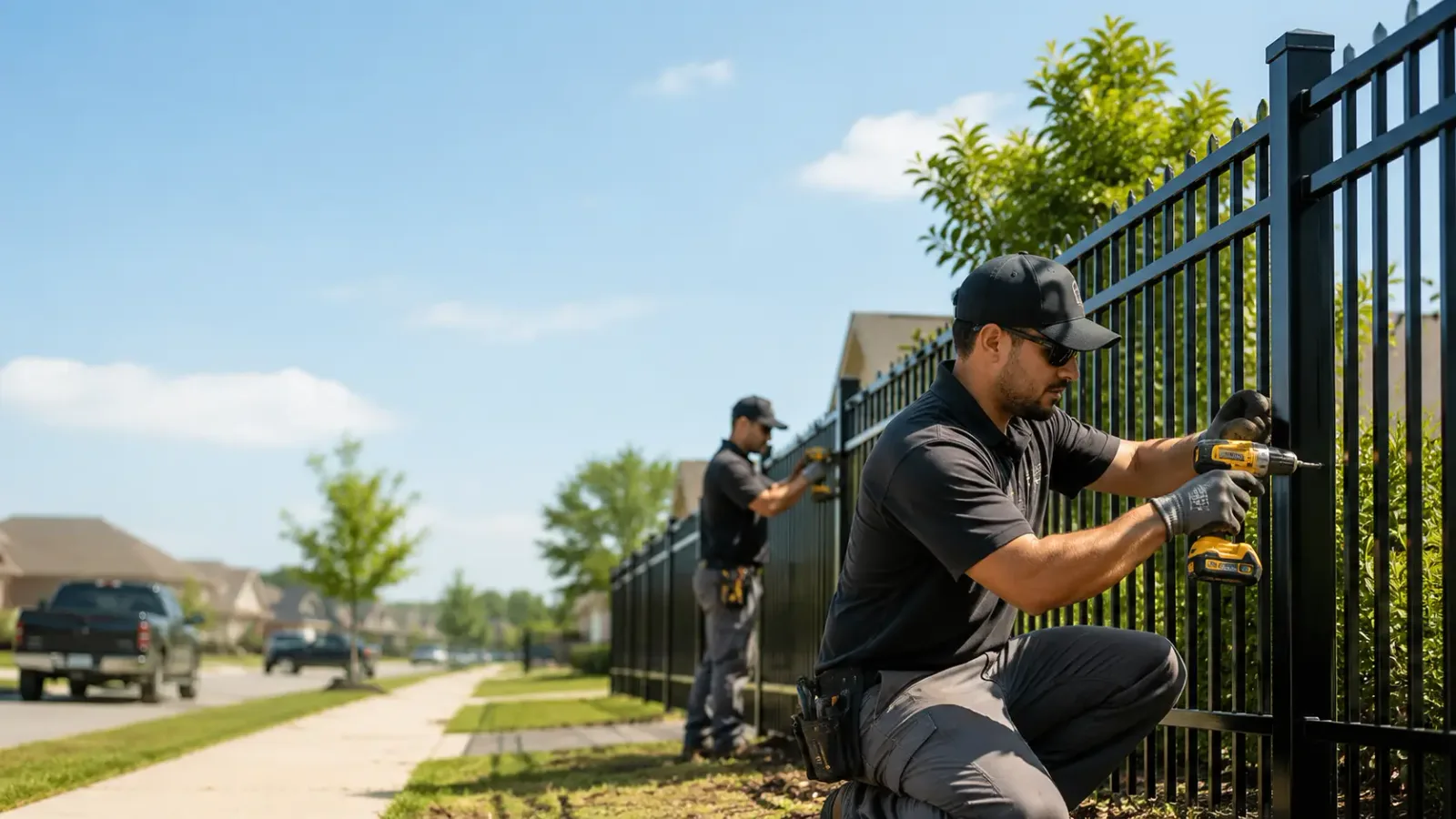 Metal Fence Installation in Elmendorf, TX